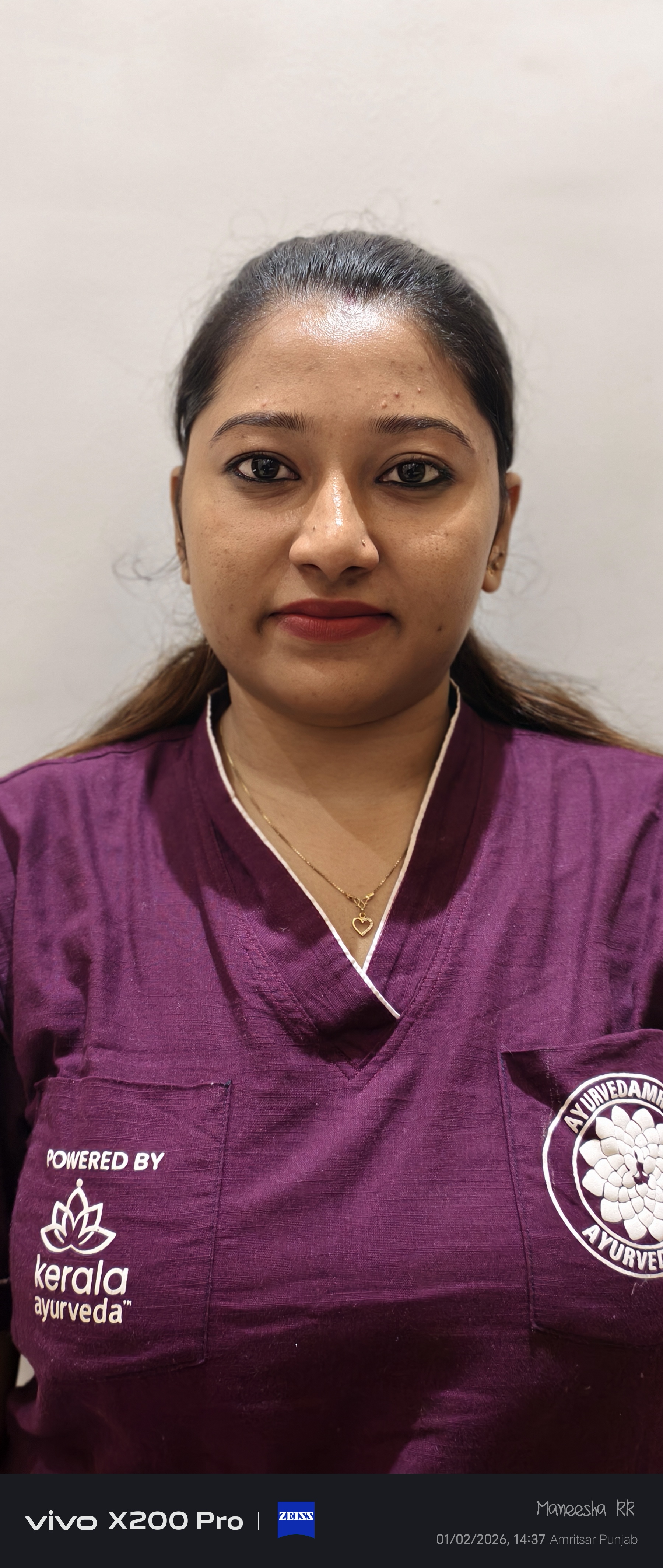Maneesha Mohan, Panchakarma Therapist